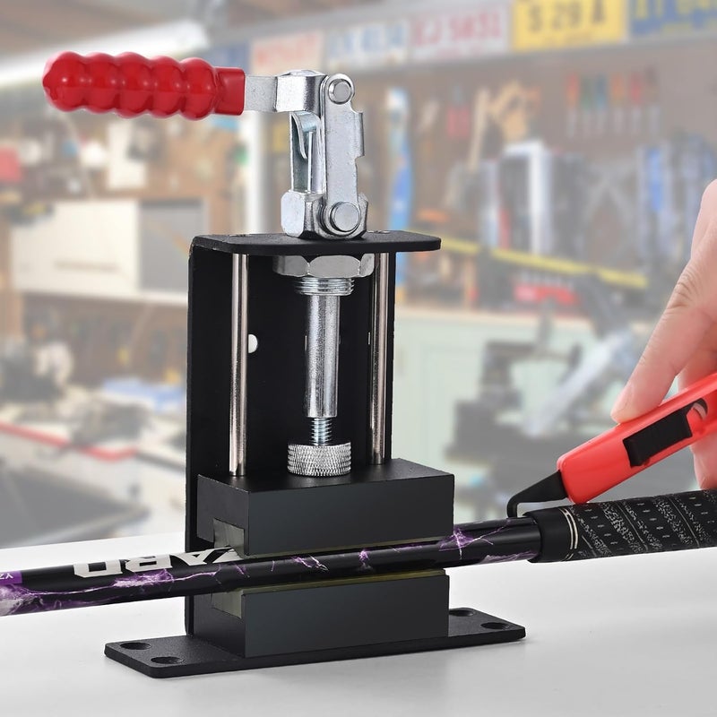MistyBrew Golf Club Vise Clamp for Regripping – Heavy Duty Aluminum Vise with Non-Slip Jaws -Fits All Graphite & Steel Shafts - Image 3